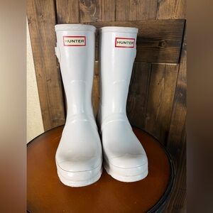 Hunter Classic White Boots